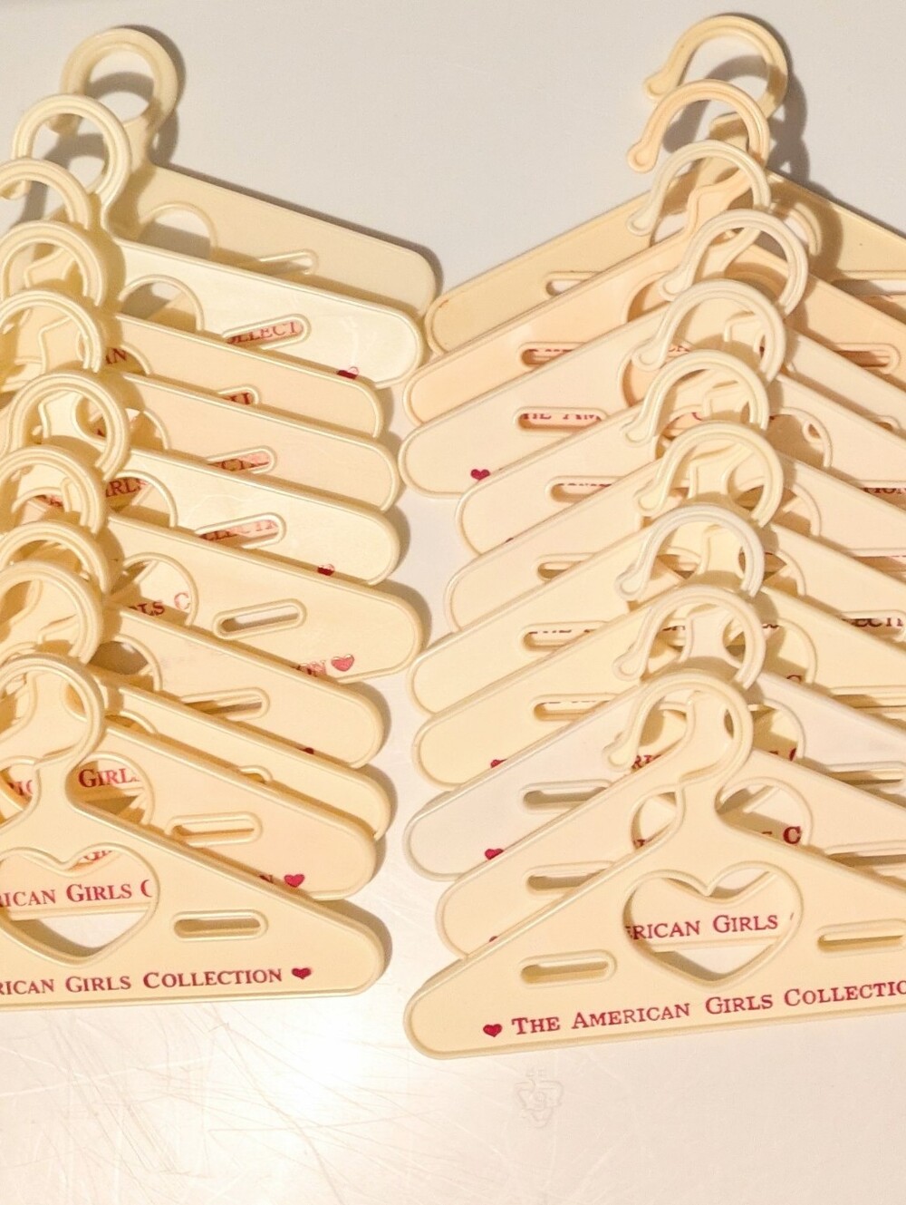 American Girl Vintage Heart Hanger Lot of 20